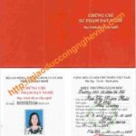 chứng chỉ nghiệp vụ sư phạm sơ cấp nghề