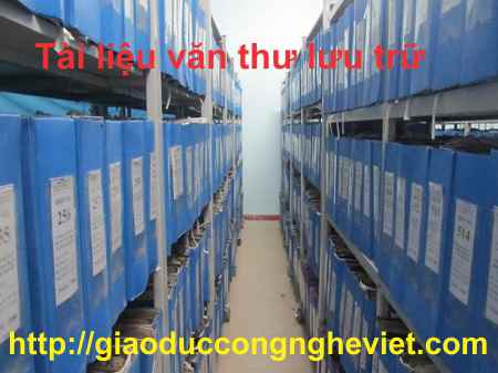 tài liệu văn thư lưu trữ